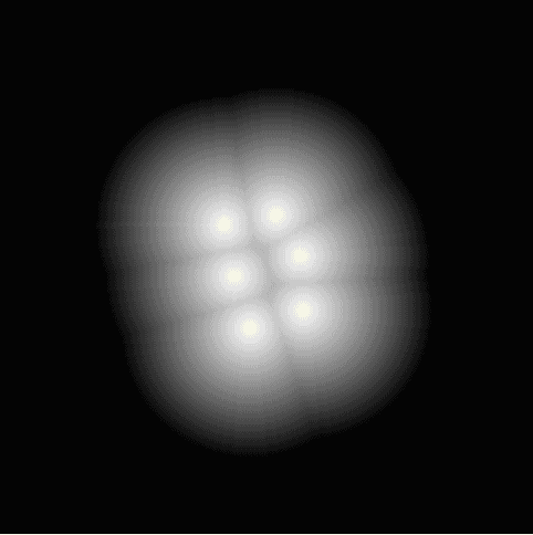 Cell Division simulation made with Worley Noise.