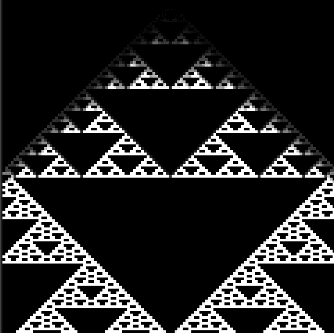 CA Accidentally found Sierpinski Triangle