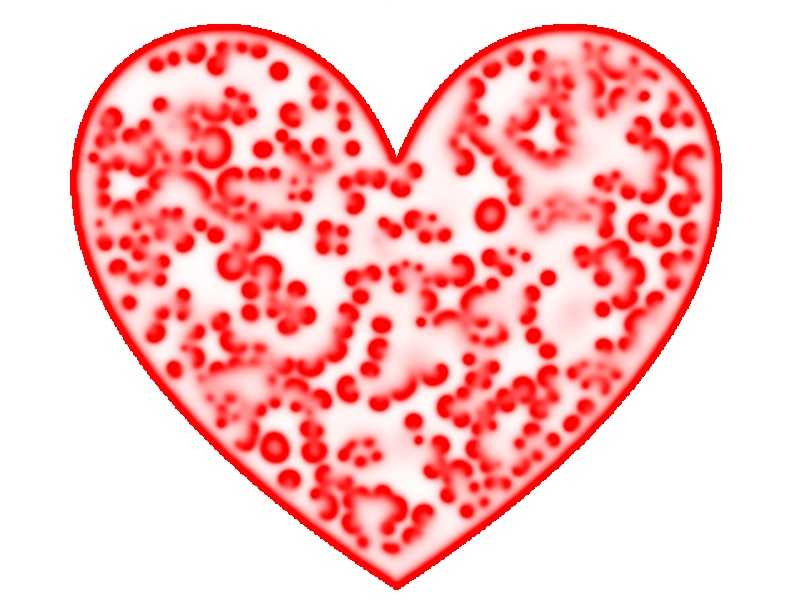 Reaction diffusion heart shape