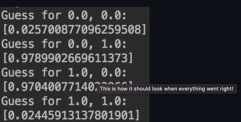 XOR with Neural Network (Java)