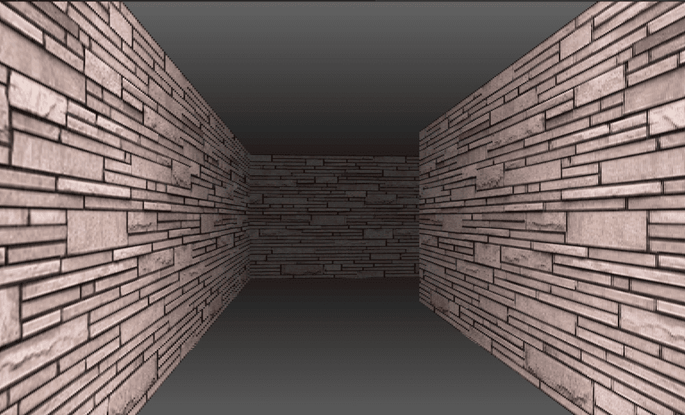 Wolfenstein 3D style raycasting with randomly generated mazes (p5.js)