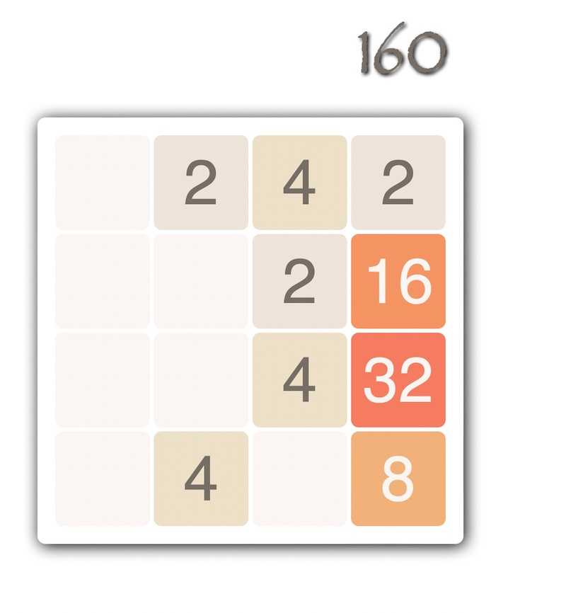 2048 with added colors