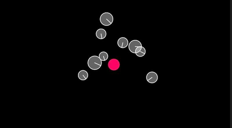 "Gravitational Attraction" code example